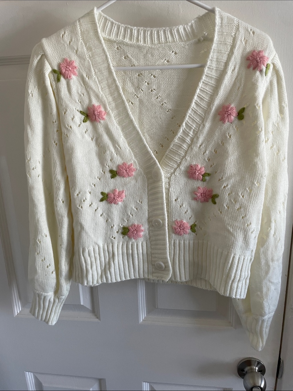 SHEIN Woman’s V Neck Cardigan XS 2